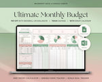 All-in-One Budget Spreadsheet – Annual, Monthly, Weekly Budget Tracker | Excel & Google Sheets | Dark Mode | Family Planner